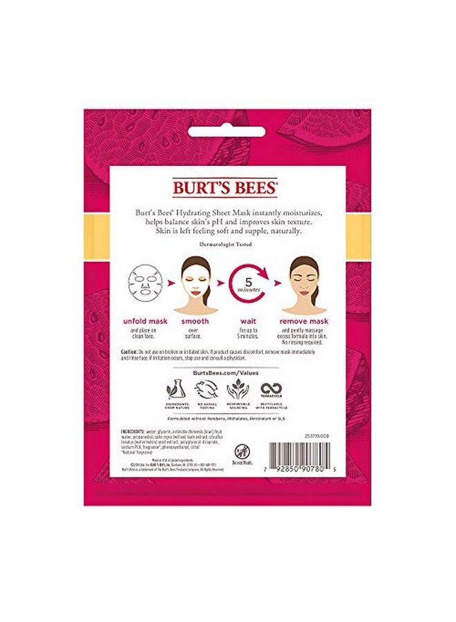 Burts Bees Hydrating Sheet Mask With Watermelon 1 Pc