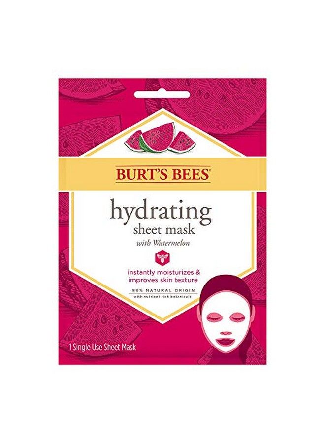 Burts Bees Hydrating Sheet Mask With Watermelon 1 Pc