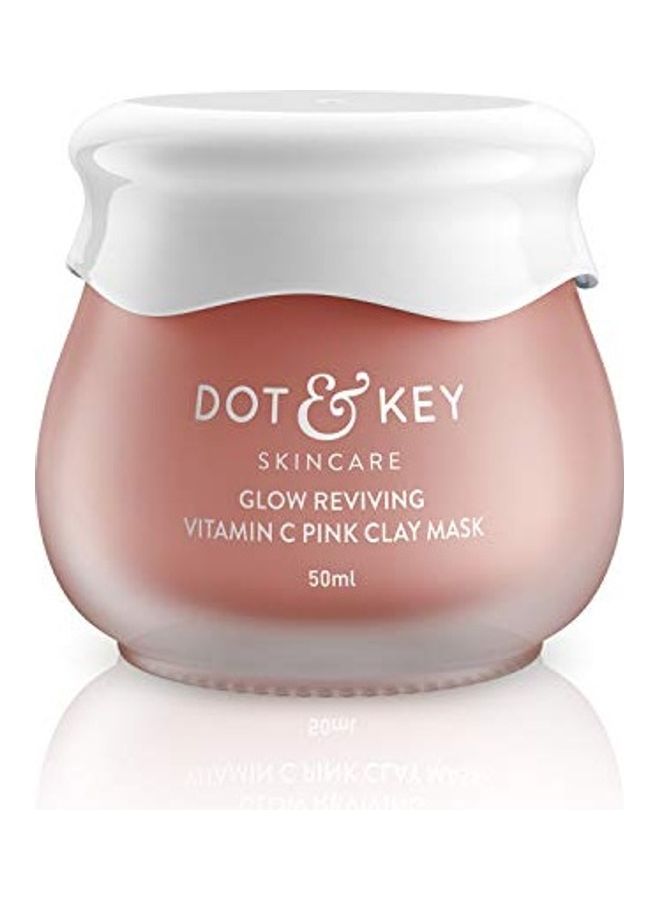 Glow Reviving Vitamin C Pink Clay Mask Pink 2.55905X3.74015X2.55905inch
