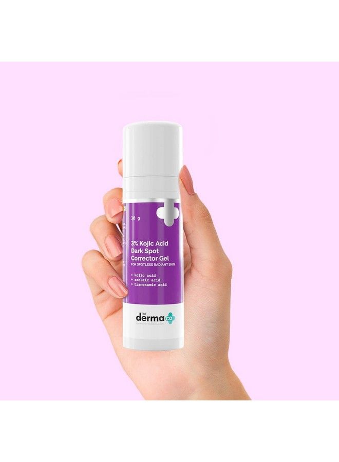 3% Kojic Acid Dark Spot Corrector Gel For Spotless & Radiant Skin 30G