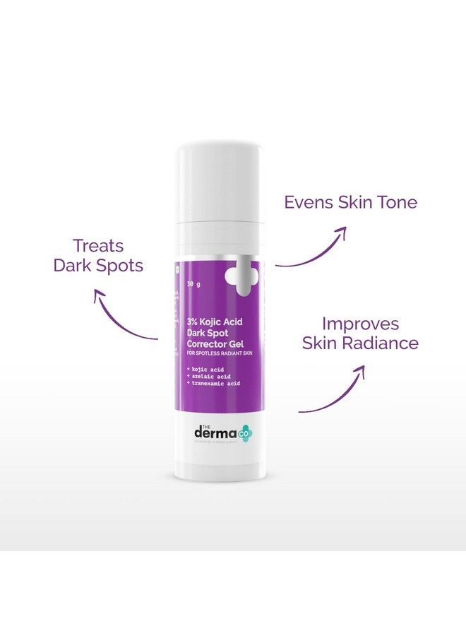 3% Kojic Acid Dark Spot Corrector Gel For Spotless & Radiant Skin 30G