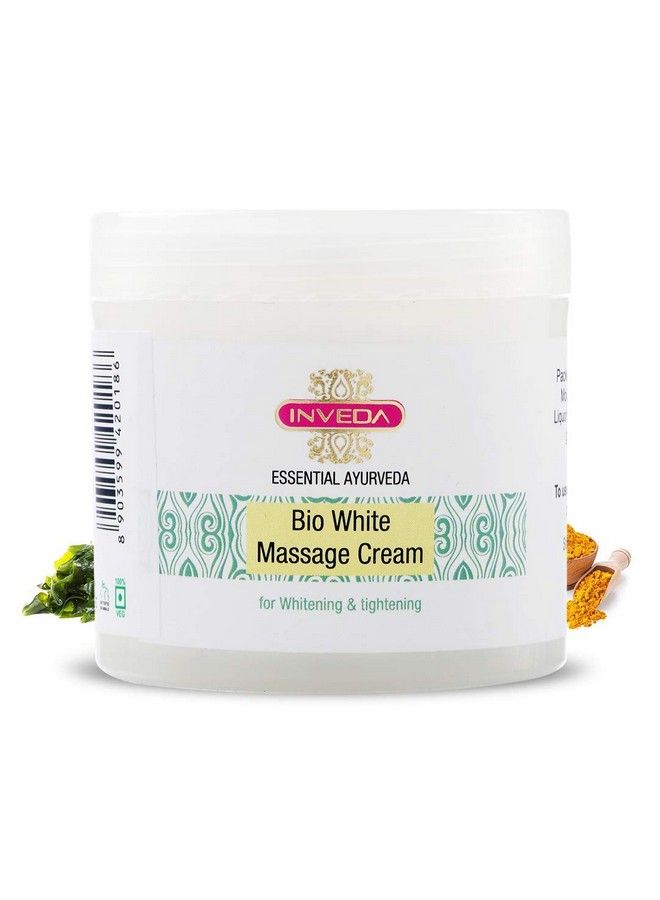 Bio White Massage Cream With The Goodness Of Turmeric & Seaweed Giving Glowing And Smooth Face 100Ml