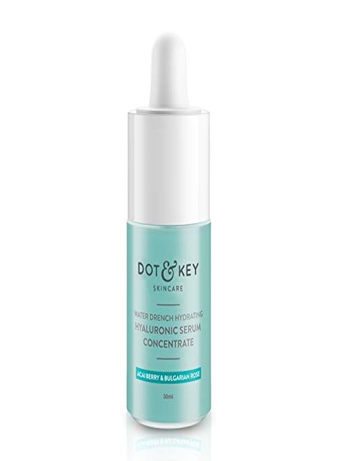 Water Drench Hydrating Hyaluronic Serum Concentrate 30Ml Hyaluronic Acid Serum With Vitamin C For Dry Skin