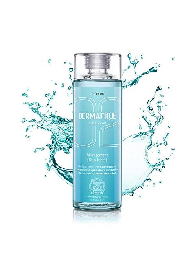 All Important Skin Toner 150 Ml For All Skin Types Dermatologist Tested