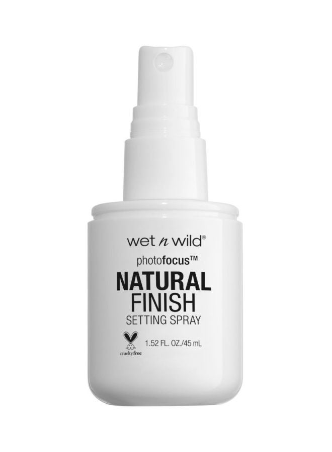 Photo Focus Natural Finish Setting Spray Seal The Deal White/Grey 45ml