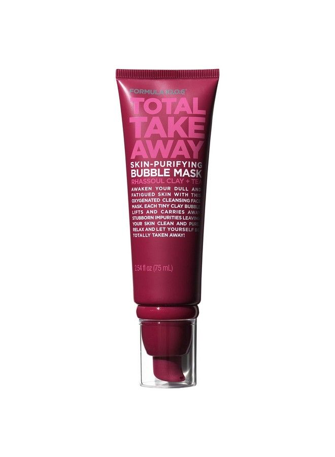 Total Take Away Skinpurifying Bubble Mask Bubble Clay Mask Lifts & Carries Away Impurities Vegan Parabenfree Sulfatefree & Crueltyfree 2.54 Fl Oz