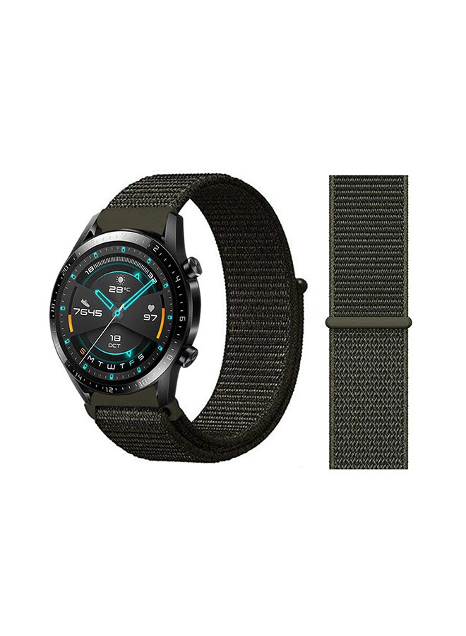 Stylish Nylon Replacement Band For Huawei Watch GT/GT2 Cargo Khaki