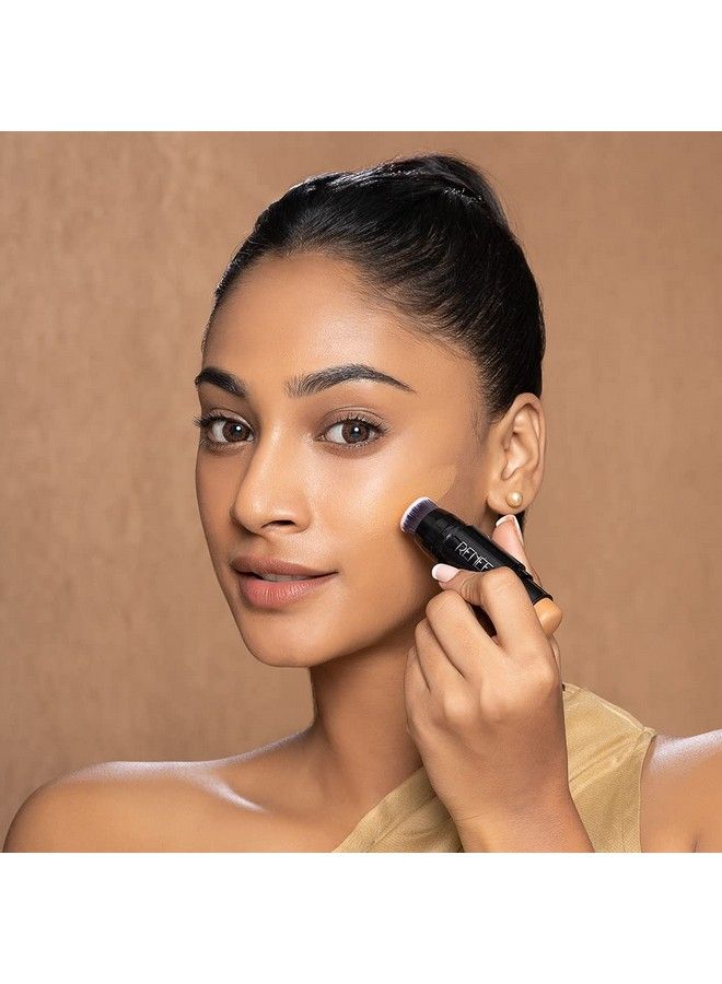 Face Base Foundation Stick With Applicator Chai Tea 8Gm; Enriched With White Clay; Weightless & Longlasting Formula; Velvet Matte Finish