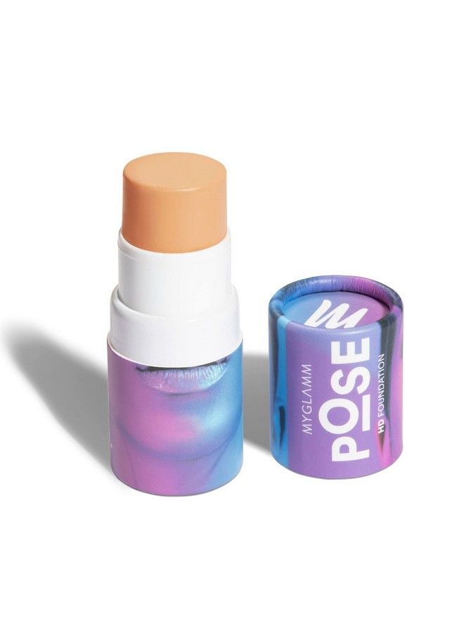 Pose Hd Skinblurring Long Wearing & Lightweight Matte Foundation Stick (Warm Sand Beige 5.5 G)