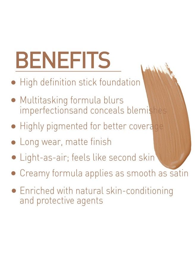 Myglamm Pose Hd Foundation Stick Almond 5.5 G; Skinblurring Foundation Stick ; Long Wearing & Lightweight Hd Foundationmyglamm Pose Hd Foundation Stickalmond5.5Gm