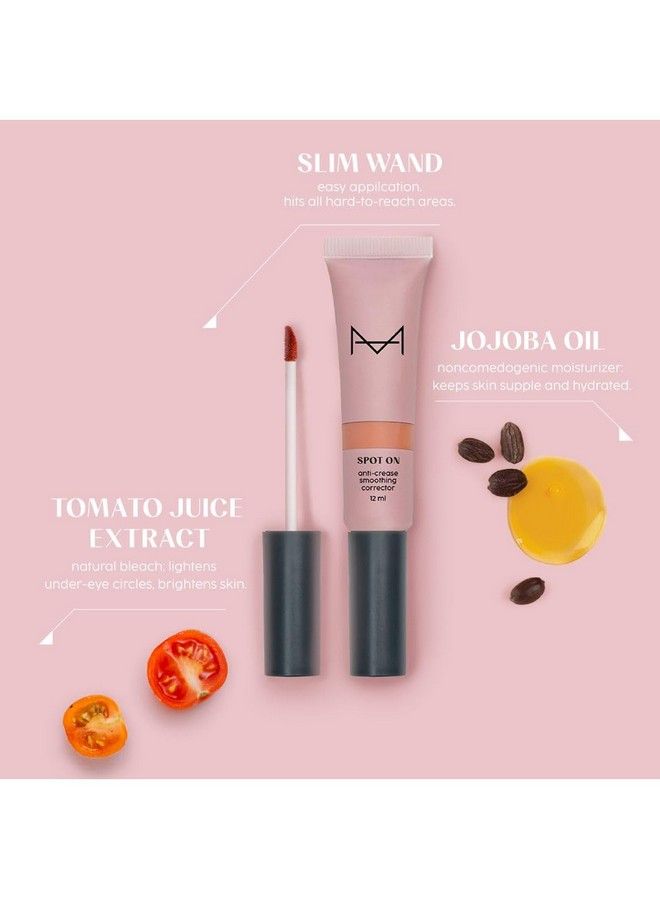 Spot On Colour Corrector ; Creasefree ; Colour Corrector For Dark Circles ; Dark Spot Corrector For Face Makeup ; Peach Shade Corrector ; Creamy Highly Pigmented ; 12 Ml