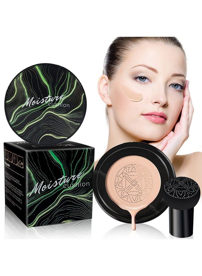 Mushroom Head Air Cushion Cc Cream Bb Cream Face Makeup Foundation For Mature Skin Moisturizing Concealer Brighten Longlasting Even Skin Tone For All Skin Types Natural Color