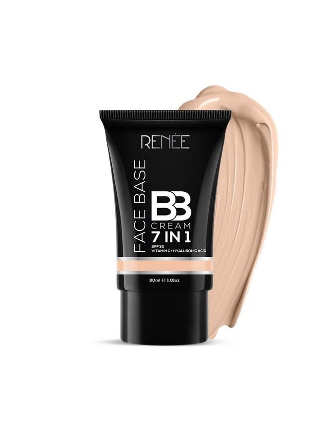 Face Base Bb Cream 7 In 1 With Spf 30 Pa+++Butterscotch 30Ml; Enriched With Hyaluronic Acid & Vitamin C; Hydrates Nourishes & Smoothens Skin