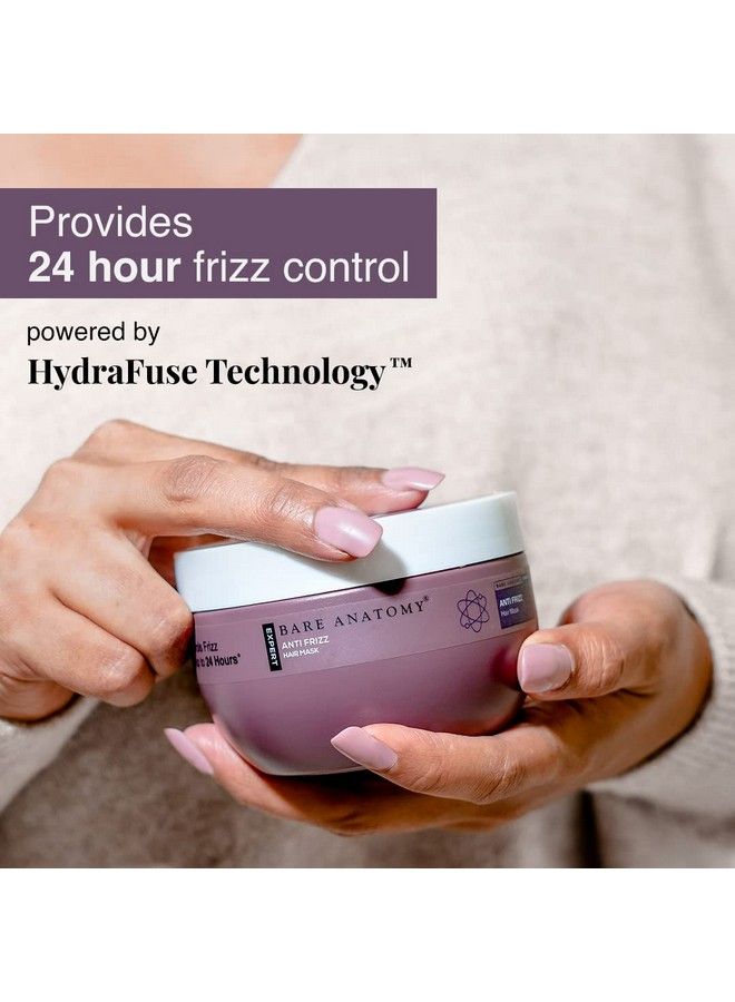 Anti Frizz Hair Mask ; Frizz Control Upto 24 Hours ; Powered By Hyaluronic Acid & Fatty Acids ; For Deep Conditioned & Frizz Free Hair ; Sulphate & Paraben Free ; Women & Men ; 250G