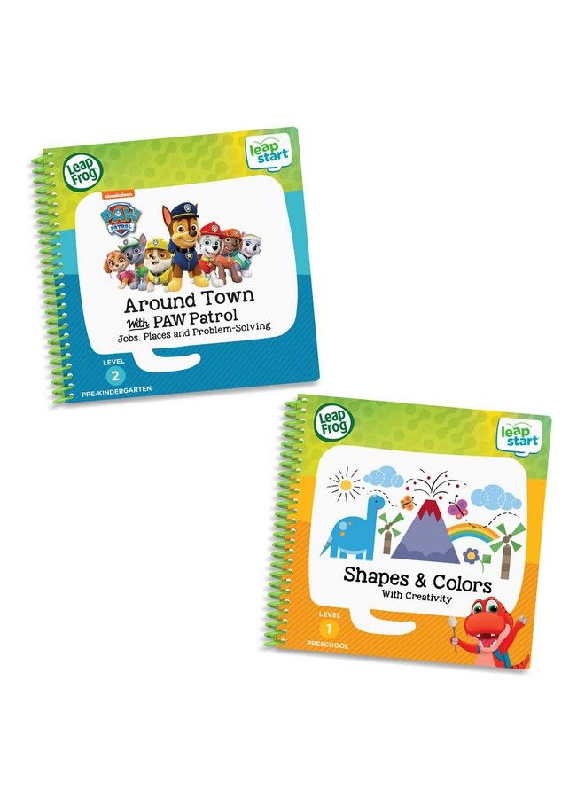 Leapstart 2 Book Combo Pack: Shapes & Colors & Around Town With Paw Patrolmulticolor