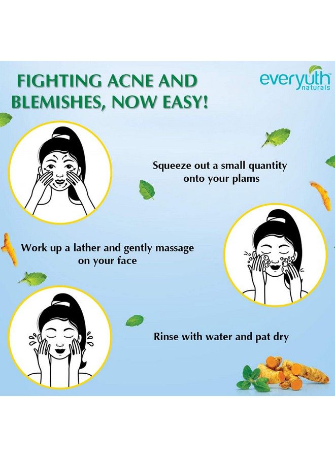 Antiacne Anti Marks Tulsi Turmeric Face Wash Pack Of 2