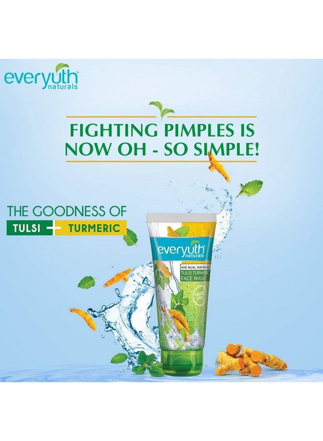 Antiacne Anti Marks Tulsi Turmeric Face Wash Pack Of 2