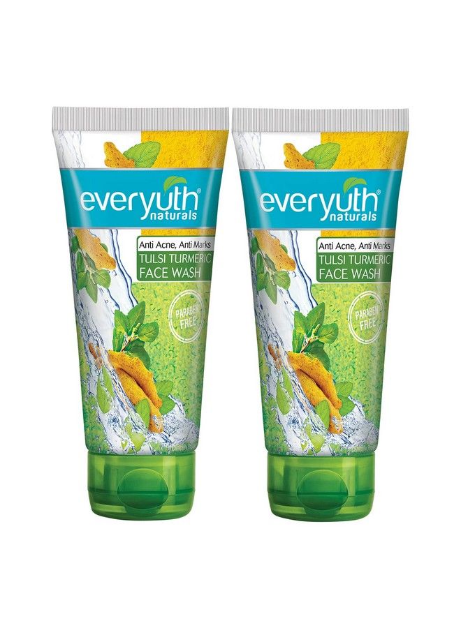 Antiacne Anti Marks Tulsi Turmeric Face Wash Pack Of 2