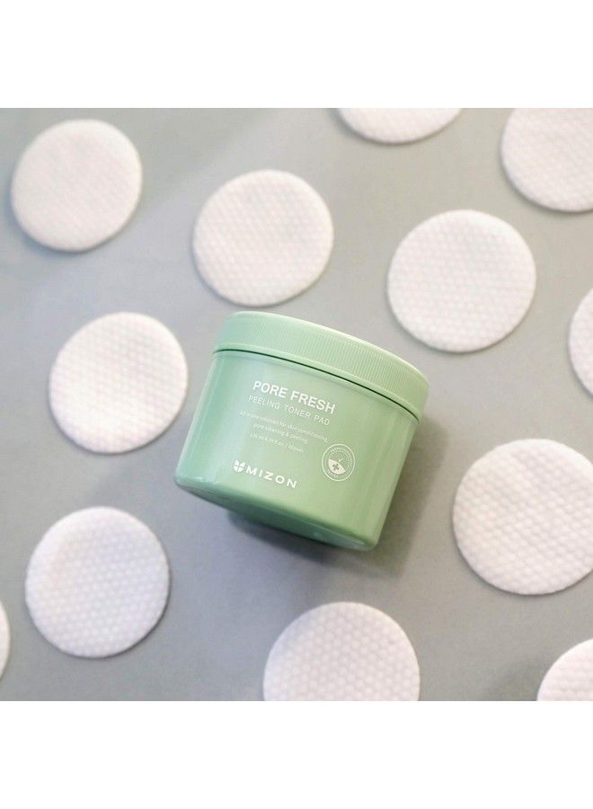 Pore Fresh Peeling Toner Pad For Sensitive Skin Aha Bha Pha Peeling Pads Soothing Exfoliating Pore Care (60 Pads 130Ml)