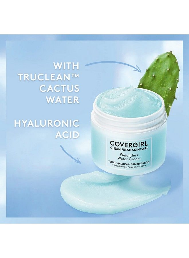 Clean Fresh Skincare Weightless Water Cream 2.0 Oz