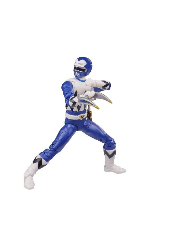 Lightning Collection Lost Galaxy Blue Ranger 6Inch Premium Collectible Action Figure Toy With Accessories