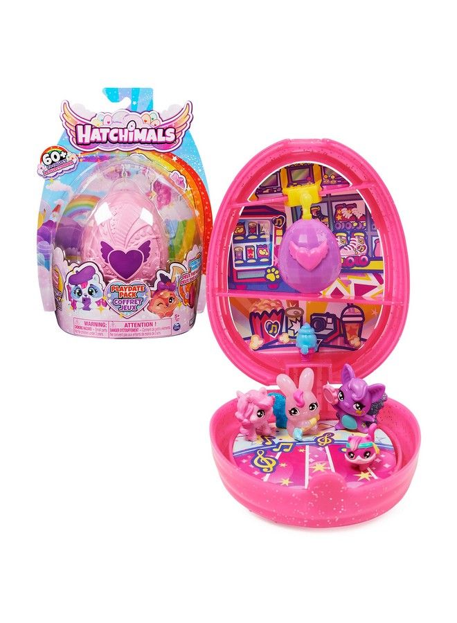 Colleggtibles Playdate Pack With Egg Playset 4 Characters And 2 Accessories (Style May Vary) Kids Toys For Girls Ages 5 And Up