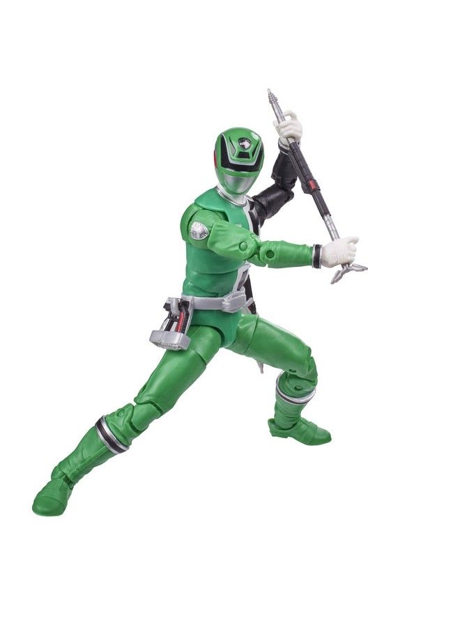 Lightning Collection S.P.D. Green Ranger 6Inch Premium Collectible Action Figure Toy With Accessories