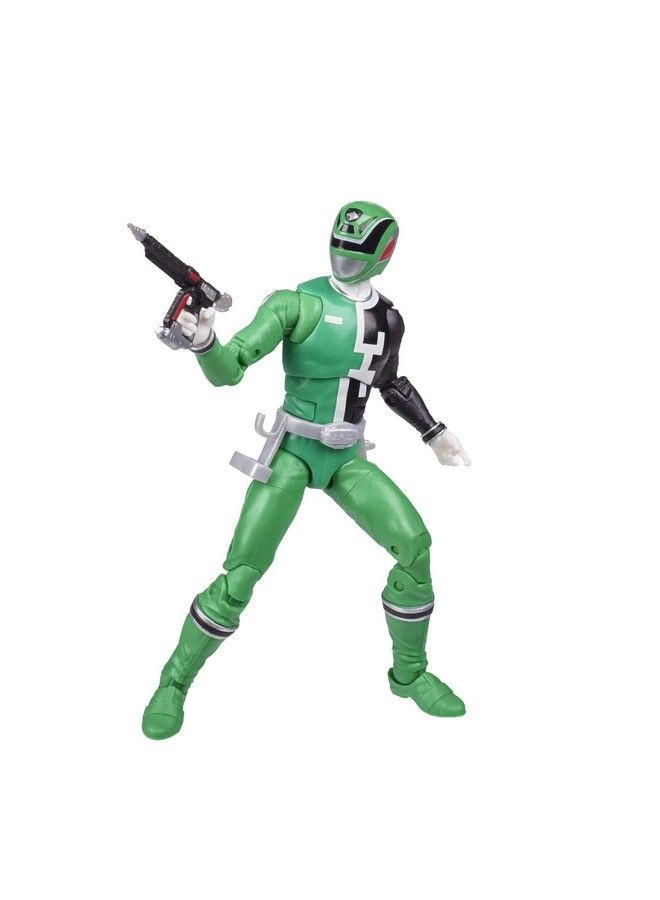 Lightning Collection S.P.D. Green Ranger 6Inch Premium Collectible Action Figure Toy With Accessories