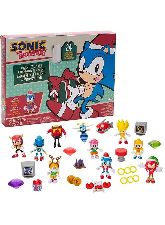 Advent Calendar 2022 24 Surprises With Exclusive Collectible 2.5 Inch Holiday Action Figures!