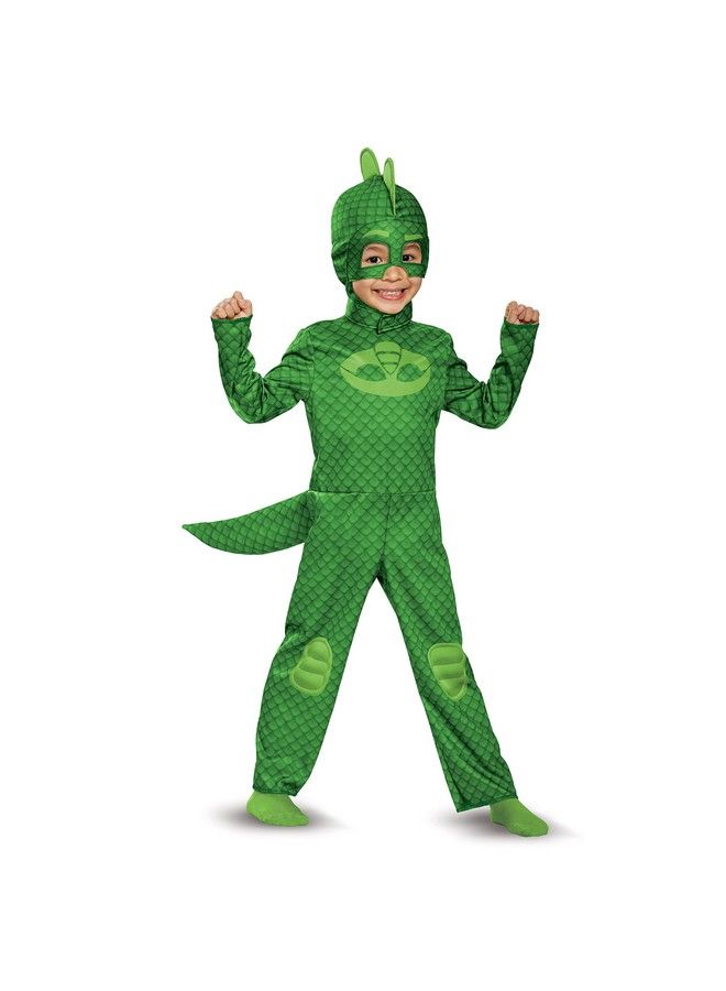 Gekko Classic Toddler Pj Masks Costume Large/46 Green