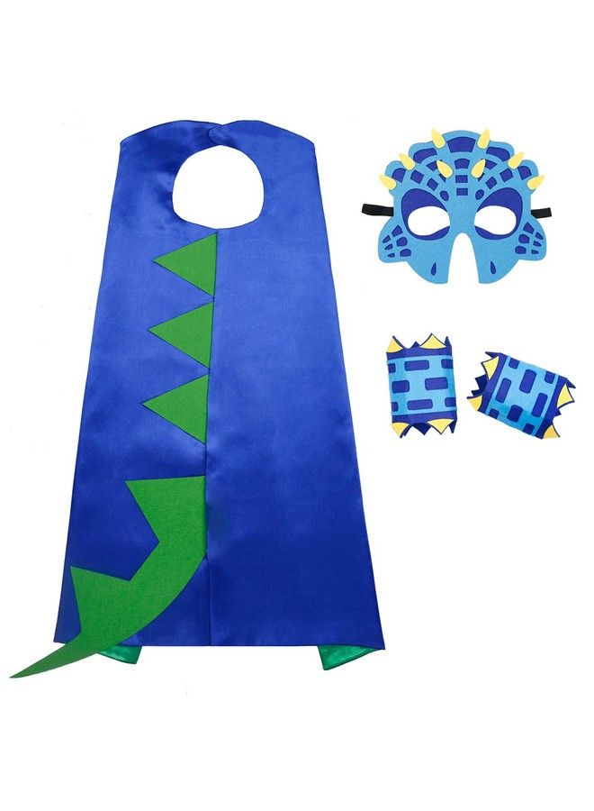 Toddler Kids Dinosaurcapedragoncostume For Boys Girls And Mask Bracelets As Halloween Dress Up Birthday Party Favors Toys