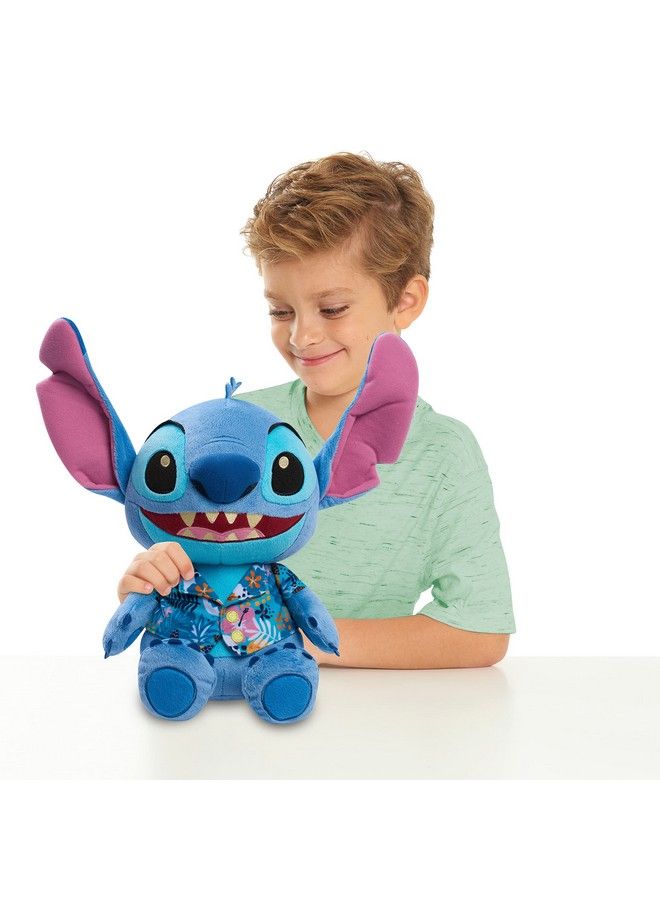 Disney’S Lilo & Stitch 13Inch Large Stitch Plush In Tropical Shirt Stuffed Animal Alien By Just Play