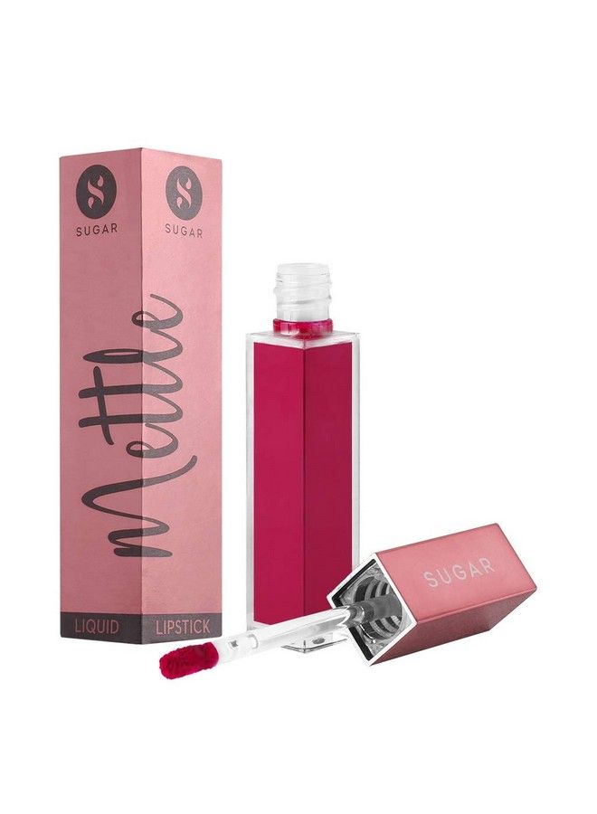 Mettle Liquid Lipstick 12 Talitha (Bright Magenta With Red Undertones) 7 Gms Creamy Lightweight Lipstick Lasts Up To 14 Hours