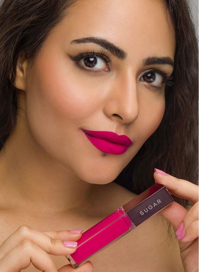 Mettle Liquid Lipstick 12 Talitha (Bright Magenta With Red Undertones) 7 Gms Creamy Lightweight Lipstick Lasts Up To 14 Hours