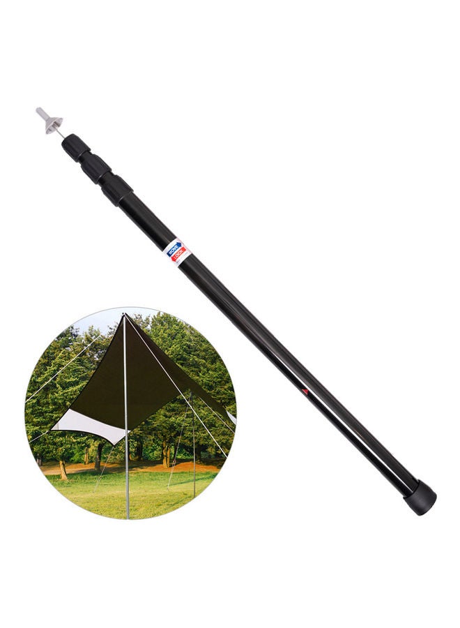 Pack Of 2 Adjustable Tent Poles With Caps 230cm