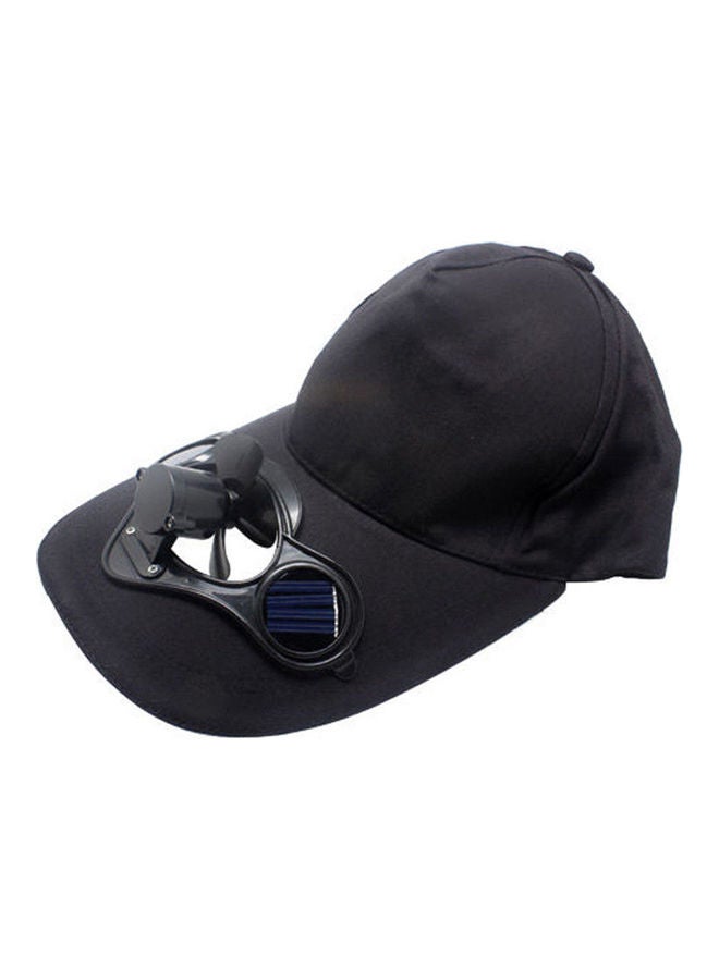 Cooling Solar Power Summer Unisex Sun Protection Outdoors Fan Cap Baseball Hat 20 x 10 x 20cm