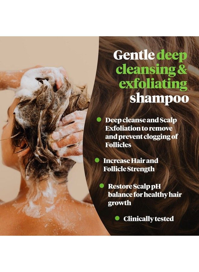 Prep Cleanser Shampoo Clinically Tested Hair And Scalp Care Antithinning And Fine Hair Cleansing Shampoo Color Safe All Hair Types For Women And Men 12.1 Fl. Oz