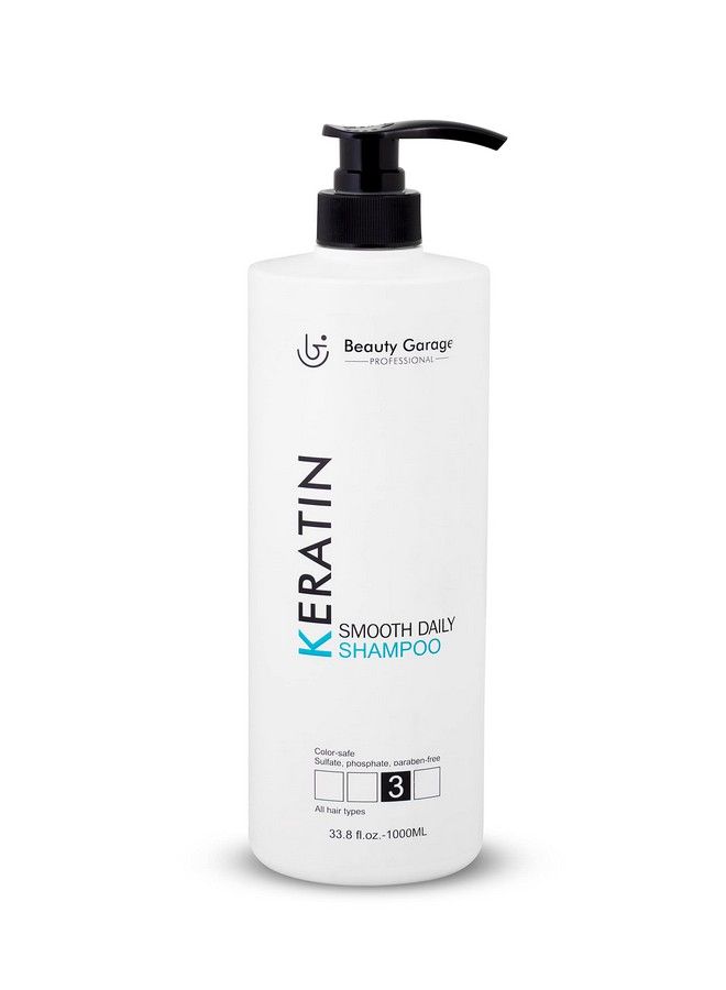 Keratin Sulphate Free Moisturizing Smooth Daily Shampoo 1000Ml