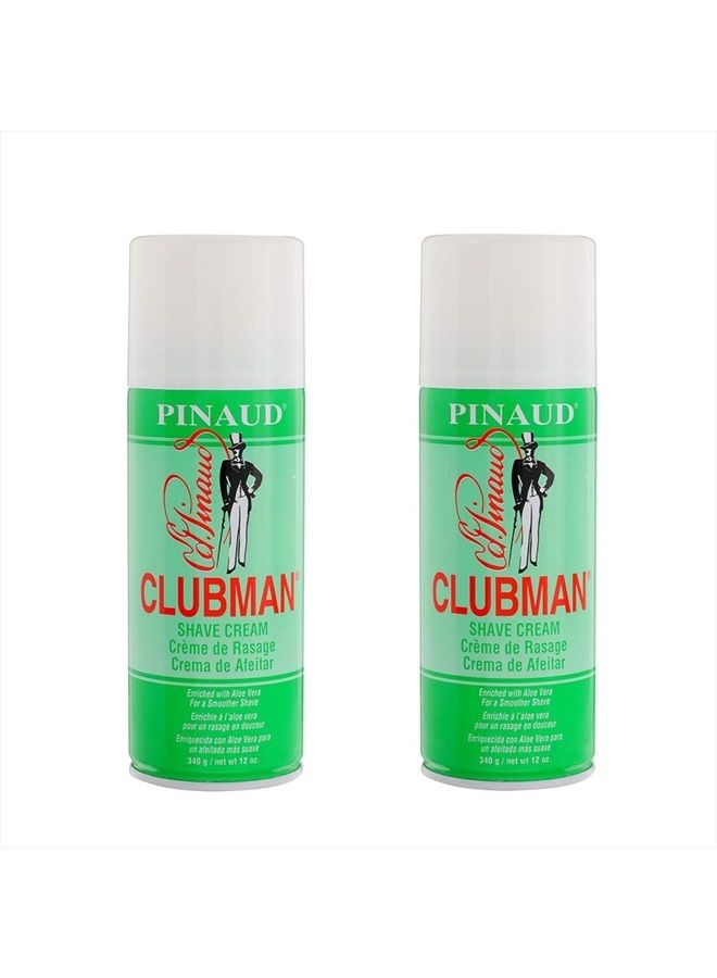 Pinaud Shave Cream, 12 oz x 2 pack