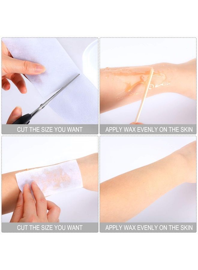 Non Woven Wax Strips Roll of Wax Strips Roll Epilating Roll for Body and Facial Hair Removal Roll Waxing Strips 2.75 Inch 50 Yards Epilating Roll