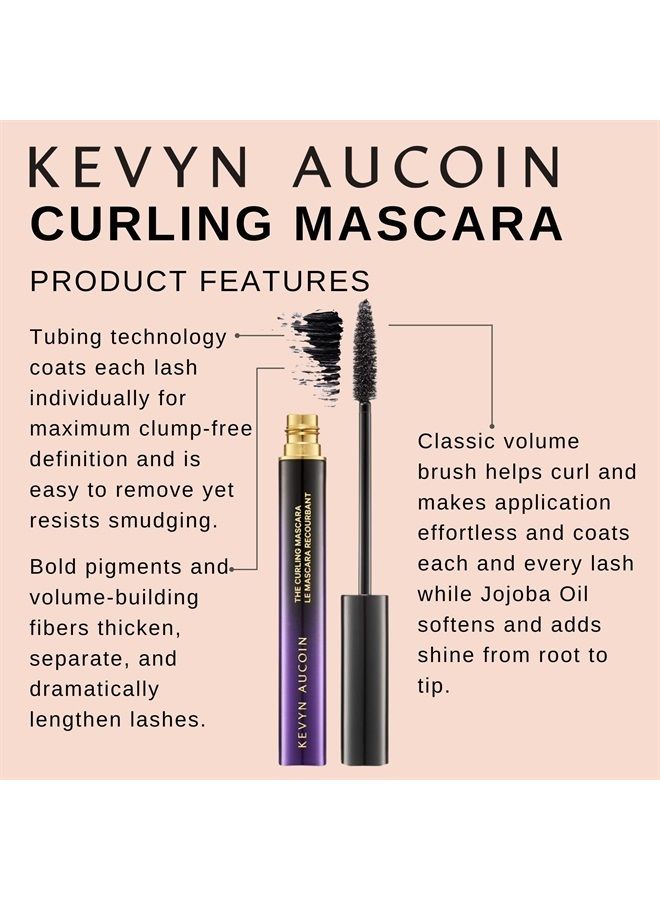 The Curling Mascara, Black: Classic volume brush. Tubing tech. All day wear. Clump & flake free. Pro makeup artist go to for volume, thick and separate lashes. Easy removal with water.