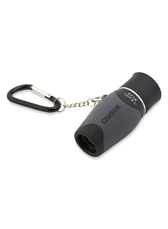 MiniMight 6x18mm Pocket Monocular with Carabiner Clip (MM-618)