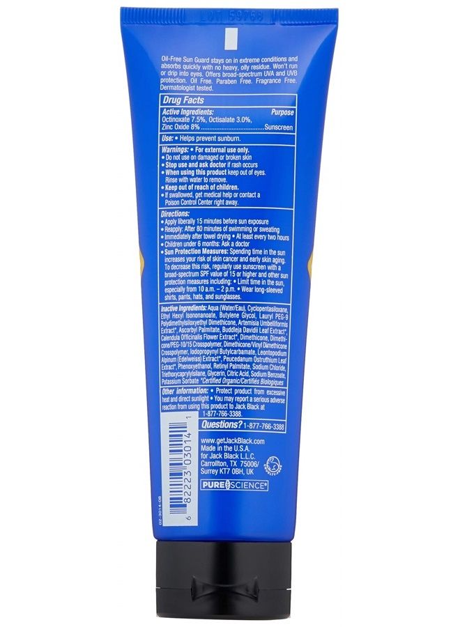 , Oil-Free Sun Guard SPF 45 Sunscreen, 4 Fl Oz