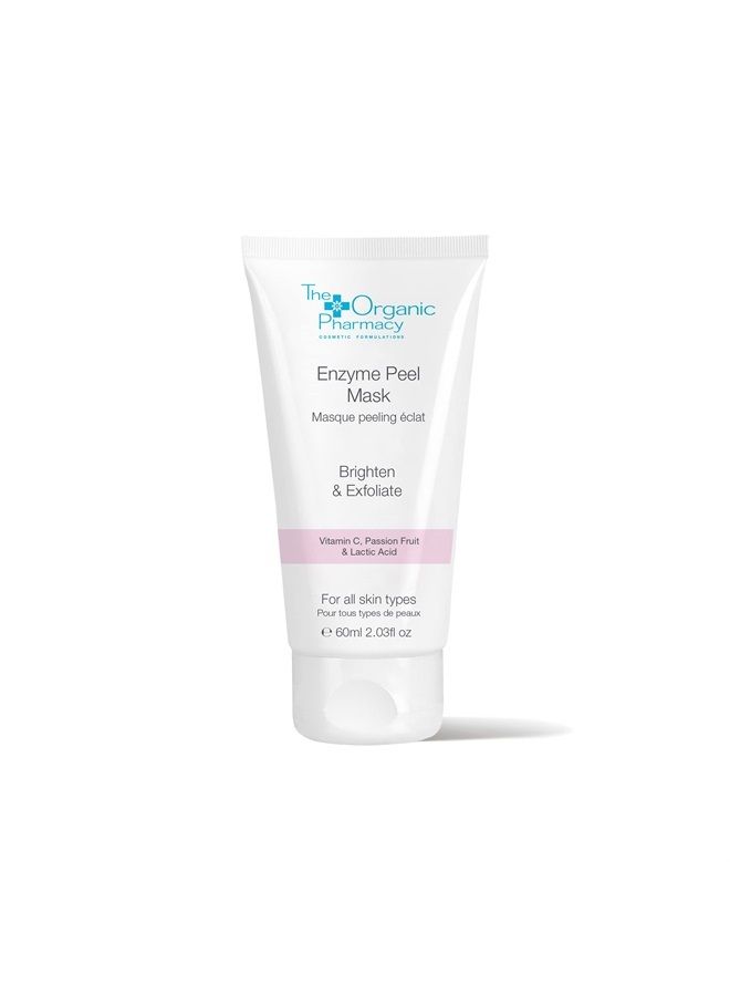 Enzyme Peel Mask with Vitamin C & Papaya, Nourishes Skin While Exfoliating to Reduce Acne and Fine Lines 2.03 fl. oz. / 60 ml