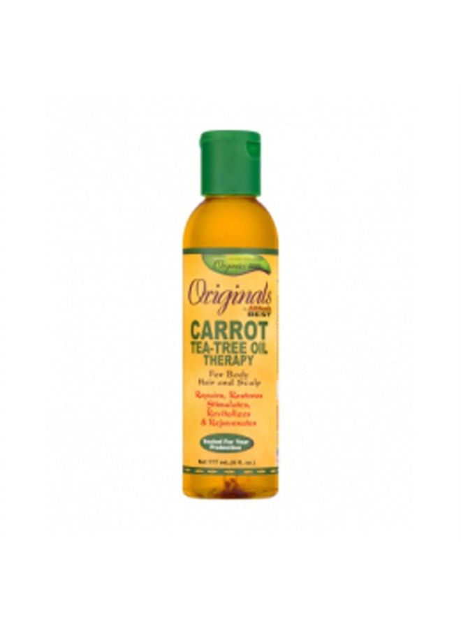 Africas Orig Carrot Tea Tree Oil, 177ml, 6 Fl Oz
