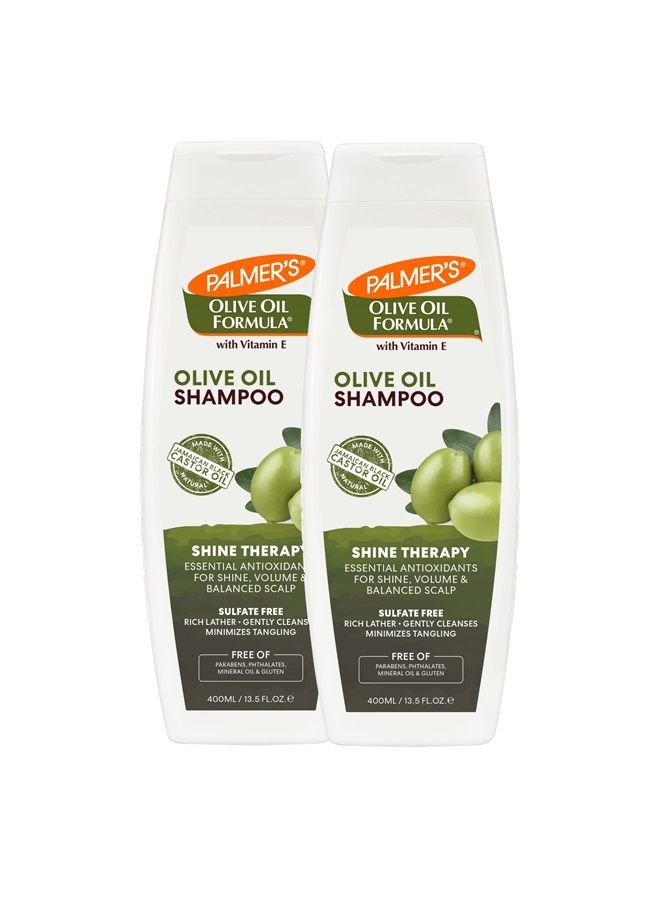 Olive Oil Formula Smoothing Shampoo for Frizz-Prone Hair, 13.5 Ounce (Pack of 2)…