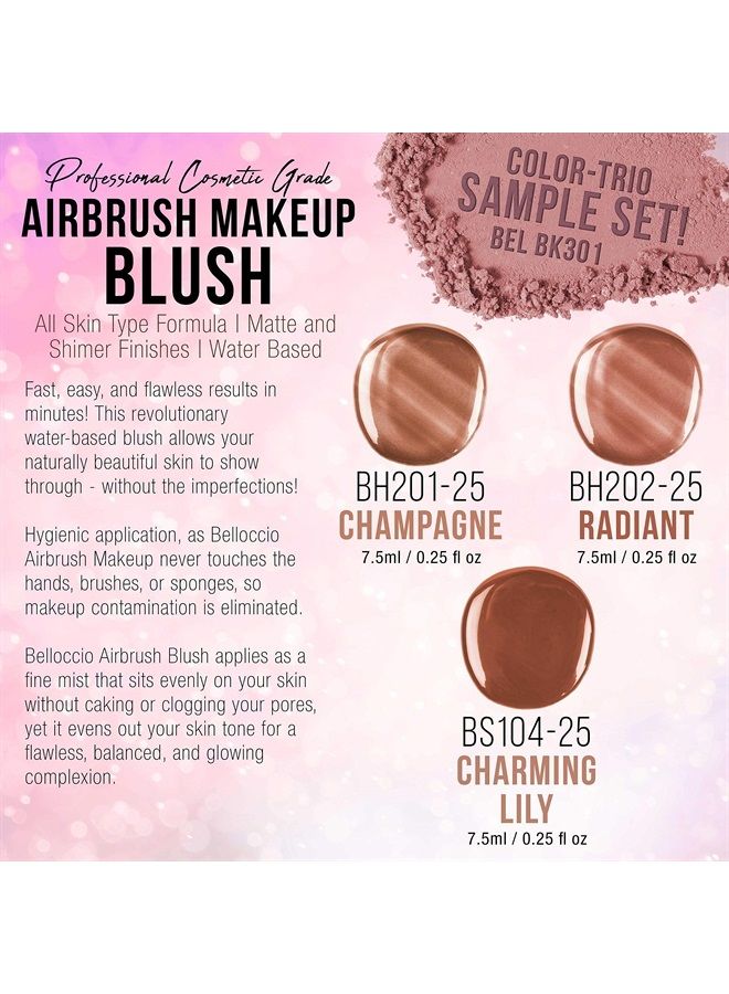 Makeup Trio Sample Blush Set