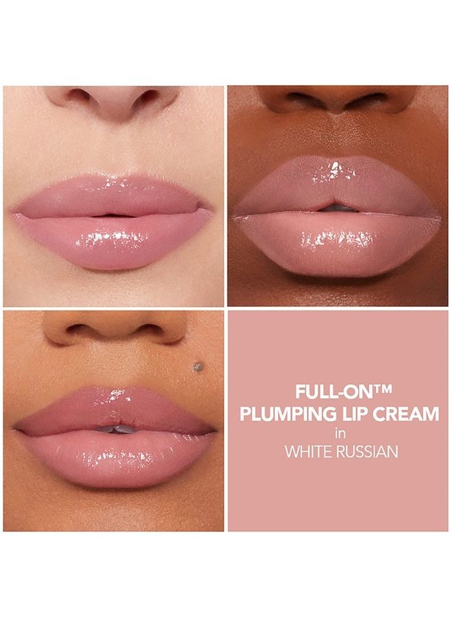 Full-On Plumping Lip Cream - Lip Plumper Gloss - Enhancing Tinted Lip Plumper – Moisturizing Lip Gloss with Peptides and Vitamin E, Cruelty Free