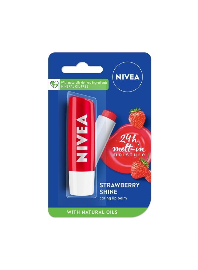Nivea Lip Care Fruity Shine Strawberry, 4.8g