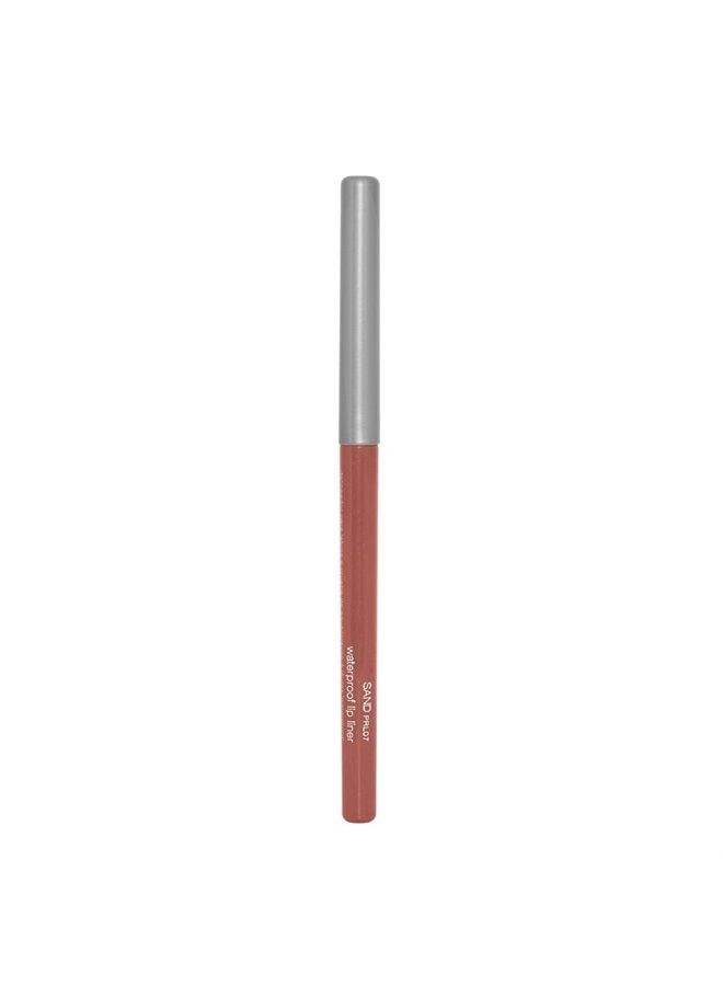 Retractable Waterproof Lip Liner High Pigmented and Creamy Color Slim Twist Up Smudge Proof Formula with Long Lasting All Day Wear No Sharpener Required, Sand, 1 Count